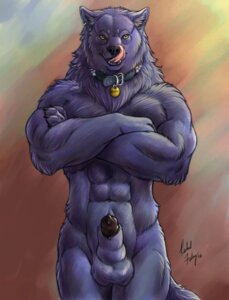 Rating: Explicit Score: 0 Tags: 2006 abs amber_eyes animal_genitalia animal_penis anthro balls biped black_nose black_penis blue_body blue_fur canid canine canine_genitalia canine_penis canis claws collar collar_only crossed_arms dog_tags e621 ear_piercing front_view fur genitals half-erect knot knot_in_sheath licking licking_lips licking_own_lips looking_at_viewer male mammal muscular muscular_anthro muscular_male navel nude pecs penis penis_tip piercing purple_balls purple_body purple_fur purple_sheath richard_foley self_lick sheath simple_background solo standing tongue tongue_out wolf User: bunchy7s