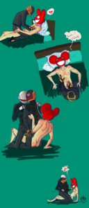 Rating: Explicit Score: 0 Tags: 3boys artist_request bed daft_punk deadmau5 dialogue edm gay guy-manuel_de_homem-christo joel_zimmerman laying_down laying_on_bed male male_only musician real_person rule34 speech_bubble thomas_bangalter User: bunchy7s