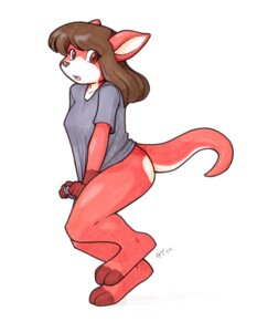 Rating: Safe Score: 0 Tags: 2008 ajin anthro bottomless brown_eyes brown_hair clothed clothing covering covering_self digitigrade e621 female fur hair kangaroo long_hair looking_at_viewer macropod mammal marsupial red_body shy simple_background solo tail User: bunchy7s Rating: Safe Score: 0 Tags: 2008 ajin anthro bottomless brown_eyes brown_hair clothed clothing covering covering_self digitigrade e621 female fur hair kangaroo long_hair looking_at_viewer macropod mammal marsupial red_body shy simple_background solo tail User: bunchy7s