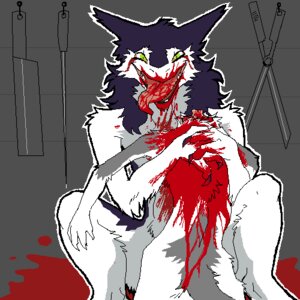 Rating: Explicit Score: 0 Tags: 1:1 ambiguous_gender ambiguous_pred ambiguous_prey anthro anthro_pred blood bodily_fluids cannibalism death decapitation digital_media_(artwork) duo e621 gore hard_vore kemono looking_at_viewer low_res mammal mick39 oekaki rain_silves same_size_vore sergal sitting vore User: bunchy7s