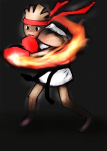 Rating: Safe Score: 0 Tags: accessory barefoot belt black_eyes boxing_gloves brown_body brown_skin capcom clothed clothing crossover e621 feet fire generation_1_pokemon handwear headband hitmonchan humanoid keikogi ltkay male martial_arts_uniform nintendo pokemon pokemon_(species) punch ryu_(street_fighter) solo sportswear standing street_fighter User: bunchy7s
