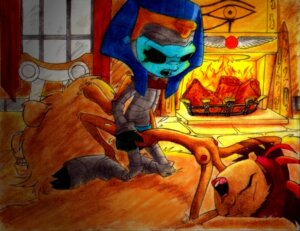 Rating: Explicit Score: 0 Tags: charles_williams cleo_carter dark-skinned_female dark_skin female fire fireplace lion lion_pelt mummy nude pelt rule34 tutenstein User: bunchy7s