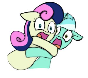 Rating: Safe Score: 0 Tags: bonbon_(mlp) cool_colors duo e621 earth_pony equid equine female friendship_is_magic hasbro horn horse low_res lyra_heartstrings_(mlp) mammal my_little_pony mythological_creature mythological_equine mythology pony reaction_image scared shocked simple_background unicorn unknown_artist white_background User: bunchy7s Rating: Safe Score: 0 Tags: bonbon_(mlp) cool_colors duo e621 earth_pony equid equine female friendship_is_magic hasbro horn horse low_res lyra_heartstrings_(mlp) mammal my_little_pony mythological_creature mythological_equine mythology pony reaction_image scared shocked simple_background unicorn unknown_artist white_background User: bunchy7s