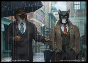 Rating: Safe Score: 0 Tags: accessory anthro artist_collaboration black_body black_fur blacksad bottomwear brick brown_body brown_fur canid canine canis chief_smirnov cigarette city clothed clothing coat collared_shirt dasaod defago detailed_background domestic_cat domestic_dog dress_shirt duo e621 eyewear felid feline felis fully_clothed fur german_shepherd glasses herding_dog holding_object holding_umbrella jacket john_blacksad looking_at_another male mammal necktie outside pants pastoral_dog raining shirt signature smoke smoking stairs suit text topwear umbrella url white_body white_fur User: bunchy7s
