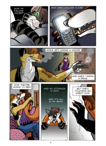 Rating: Questionable Score: 0 Tags: 2010 anthro bar_phone canid canine canis cellphone cigarette collar comic dipstick_tail domestic_cat domestic_dog e621 electronics english_text felid feline felis female fox green_eyes hi_res infidelity lyrics male mammal markings mr._brightside phone roz_gibson smoking stripes tail tail_markings text text_box the_killers User: bunchy7s