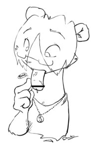 Rating: Explicit Score: 0 Tags: anthro black_and_white censor_bar censored ducky_(artist) e621 eyewear fur genitals glasses ineffective_censorship male mammal monochrome mustelid penis penis_tongue sketch solo unusual_anatomy unusual_genitalia_placement unusual_penis_placement vein veiny_penis User: bunchy7s