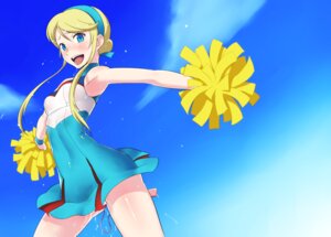 Rating: Explicit Score: 0 Tags: blonde_hair blue_eyes blush cheerleader clothed_masturbation clothing discreet_vibrator female gochou_(kedama) hairband heroman lina_davis long_hair pom_poms pussy pussy_juice rule34 skirt solo sweat vibrator User: bunchy7s