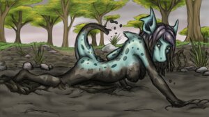 Rating: Questionable Score: 0 Tags: anthro anthrofied blueparadox breasts e621 female generation_1_pokemon looking_at_viewer mud nidorina nintendo pokemon pokemon_(species) pokemorph solo User: bunchy7s