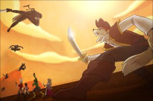 Rating: Safe Score: 0 Tags: anthro avian canid canine cherushi e621 female flying fox group lagomorph lens_flare leporid male mammal mouse murid murine ninja pirate pirates_vs_ninjas rabbit rodent tail warrior User: bunchy7s
