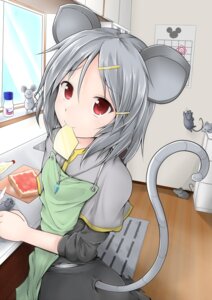 Rating: Safe Score: 0 Tags: accessory animal_humanoid apron beverage bottomwear bread calendar cheese cheese_singles clothing crystal dairy_products duo e621 ebi_senbei female feral food gem grey_hair hair hair_accessory hairpin high-angle_view humanoid jelly_(food) jewelry looking_at_viewer mammal mammal_humanoid milk mouse mouse_humanoid mouth_hold murid murid_humanoid murine murine_humanoid nazrin pendant red_eyes rodent rodent_humanoid short_hair skirt smile tail touhou User: bunchy7s
