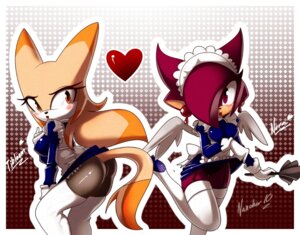Rating: Questionable Score: 0 Tags: anthro clothing duo e621 female heart_symbol legwear maid_uniform nancher nora_the_celestial tail thigh_highs tibleam underwear uniform User: bunchy7s