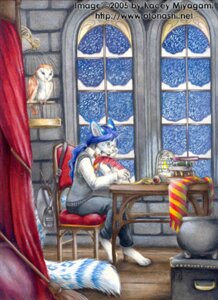 Rating: Safe Score: 0 Tags: 2005 acrylic_painting_(artwork) ambiguous_gender anthro avian big_tail biped bird birdcage blue_body blue_fur blue_sky clothed clothing colored_pencil_(artwork) detailed_background duo e621 felid feline feral full-length_portrait fully_clothed fur gryffindor harry_potter_(series) hogwarts hogwarts_uniform inside kacey loose_feather low_res mammal marker_(artwork) markings owl painting_(artwork) portrait quill reading school_uniform serval sky snow snow_serval snowing solo_focus spots spotted_body spotted_fur striped_body striped_fur stripes tail traditional_media_(artwork) traditional_painting_(artwork) traditional_watercolor_(artwork) uniform watercolor_(artwork) window winter writing_text User: bunchy7s