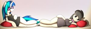 Rating: Safe Score: 0 Tags: anthro anthrofied black_clothing black_dress black_eyewear black_glasses black_hair blue_hair blue_tail clothing dress duo e621 earth_pony equid equine eyewear female friendship_is_magic glasses grey_background hair hand_on_hip hasbro hi_res horn horse jewelry long_hair looking_at_viewer lying mammal my_little_pony mythological_creature mythological_equine mythology necklace octavia_(mlp) on_side open_mouth pendant pink_eyes pony red_tongue simple_background tail tg-0 tongue unicorn unicorn_horn vinyl_scratch_(mlp) white_body yellow_body User: bunchy7s