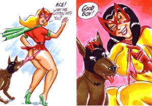 Rating: Explicit Score: 0 Tags: 2girls ace_the_bathound bat-girl batgirl batman_(series) batwoman bette_kane canine clothing dc dc_comics dc_silver_age female joe_gravel kathy_kane multiple_females multiple_girls panties rule34 User: bunchy7s