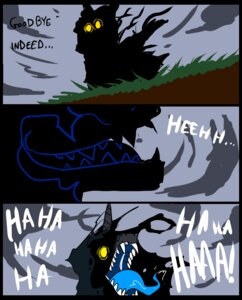 Rating: Safe Score: 0 Tags: 2012 ambiguous_gender clothed clothing comic dialogue digital_media_(artwork) e621 english_text feral glowing glowing_eyes hasbro horn laugh metal_(artist) monster my_little_pony open_mouth outside solo teeth text User: bunchy7s Rating: Safe Score: 0 Tags: 2012 ambiguous_gender clothed clothing comic dialogue digital_media_(artwork) e621 english_text feral glowing glowing_eyes hasbro horn laugh metal_(artist) monster my_little_pony open_mouth outside solo teeth text User: bunchy7s