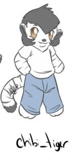 Rating: Safe Score: 0 Tags: anthro barefoot biped brown_eyes chibi clothed clothing e621 feet felid fully_clothed fur grey_body grey_fur grey_hair hair josh_(chibitiger) looking_at_viewer low_res male mammal minettefraise pantherine simple_background solo standing stripes tail tiger toony white_background white_body white_fur User: bunchy7s