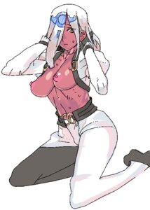 Rating: Questionable Score: 0 Tags: 1girls breasts dark_skin female guilty_gear large_breasts meisamu nipples open_clothes rule34 rule_63 solo sweat topless venom_(guilty_gear) white_hair yellow_eyes User: bunchy7s