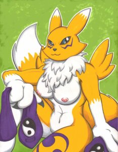 Rating: Questionable Score: 0 Tags: 2014 anthro armwear bandai_namco biped black_sclera boxice breasts bridal_gauntlets canid canine clothing countershading digimon digimon_(species) dipstick_tail e621 female fur gloves handwear happy hi_res long_ears looking_at_viewer mammal markings mostly_nude multicolored_body multicolored_fur multicolored_tail navel nipples renamon sitting smile solo tail tail_markings two_tone_body two_tone_fur two_tone_tail white_body white_fur white_tail yellow_body yellow_fur yellow_tail yin_yang User: bunchy7s