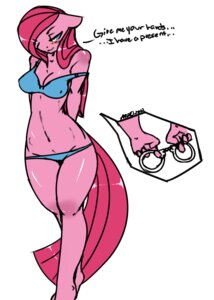 Rating: Questionable Score: 0 Tags: 2012 anthro anthrofied avante92 biped blue_eyes blush bra clothed clothing cuff_(restraint) dialogue e621 earth_pony english_text equid equine female friendship_is_magic hair handcuffs hasbro hi_res horse long_hair mammal metal_cuffs my_little_pony navel off_shoulder panties pink_hair pinkamena_(mlp) pinkie_pie_(mlp) pony restraints shackles simple_background small_waist smile solo standing straight_hair tail text underwear white_background wide_hipped_anthro wide_hipped_female wide_hips User: bunchy7s