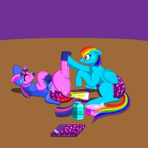 Rating: Explicit Score: 0 Tags: 1:1 2012 bed blue_body blue_feathers blue_fur blush bodily_fluids clothing cutie_mark diaper door duo e621 english_text equid equine eyes_closed feathered_wings feathers female feral friendship_is_magic fur furniture genital_fluids hair hasbro hi_res horn inside leyenenyo lying mammal multicolored_hair my_little_pony mythological_creature mythological_equine mythology on_back pegasus pink_body pink_fur purple_diaper purple_eyes purple_hair rainbow_dash_(mlp) rainbow_hair sweat sweatdrop tail text twilight_sparkle_(mlp) two_tone_hair unclean_diaper unicorn urine used_diaper wet_diaper wetting wings User: bunchy7s