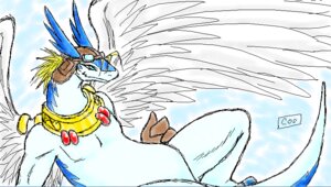 Rating: Safe Score: 0 Tags: anthro coochan dragon e621 eyewear feathered_dragon feathered_scalie feathered_wings feathers goggles legendz male mythological_creature mythological_scalie mythology scalie shiron solo tail wings User: bunchy7s