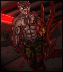 Rating: Questionable Score: 0 Tags: abs anthro bear belt blood bodily_fluids boots bottomwear camo capcom clothing cosplay e621 explosives exposed_muscle flesh_creature footwear fox-die gloves gore grenade handwear jack_krauser las_plagas_host_(resident_evil) las_plagas_parasite_(resident_evil) male mammal military muscular muscular_anthro muscular_male mutated pander_bright_(lostpander) pants pecs pustule resident_evil scar shoes solo undead weapon zombie User: bunchy7s