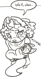 Rating: Safe Score: 0 Tags: ailurid anthro black_and_white canid canine clothed clothing comic digital_media_(artwork) duo e621 english_text female feretta fox jennifer_evelynn mammal monochrome neonate red_fox red_panda silver_fox simple_background text true_fox tumblr vixavil_hayden white_background young User: bunchy7s