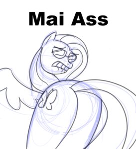 Rating: Questionable Score: 0 Tags: butt cutie_mark dat_ass_(meme) e621 equid equine eyewear feathered_wings feathers female feral fluttershy_(mlp) friendship_is_magic glasses hasbro looking_back mammal meme monochrome my_little_pony mythological_creature mythological_equine mythology pegasus presenting presenting_hindquarters simple_background sketch solo sunglasses tail unknown_artist white_background wings User: bunchy7s