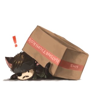 Rating: Safe Score: 0 Tags: 1:1 2010 accessory anthro beard box cardboard cardboard_box cat_tail container domestic_cat e621 exclamation_point eye_patch eyewear facial_hair felid feline felis headband konami low_res male mammal metal_gear mochinu mustache naked_snake solo tail User: bunchy7s