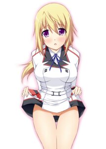 Rating: Explicit Score: 0 Tags: blush censored charlotte_dunois female infinite_stratos no_panties pussy rule34 skirt_lift uncensored User: bunchy7s