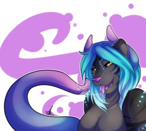 Rating: Questionable Score: 0 Tags: 2014 abstract_background anthro black_sclera blue_hair bodily_fluids breasts consentacles e621 felid female hair looking_at_viewer mammal purple_tongue saliva saliva_string shariea simple_background smile solo tentacles tongue tongue_out yellow_eyes User: bunchy7s