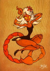 Rating: Safe Score: 0 Tags: animal_humanoid arachnid arachnid_humanoid arthropod arthropod_humanoid black_clothing black_dress claws clothing dress e621 female flower footwear hair high_heels humanoid long_hair plant scorpion_humanoid shoes solo stinger themrock thornelle_lourenco white_hair User: bunchy7s