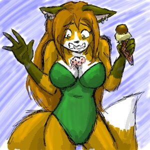 Rating: Safe Score: 0 Tags: 1:1 anthro breasts brown_hair canid canine cleavage clothed clothing cold dessert digital_media_(artwork) dipstick_tail e621 ear_piercing female food fox gloves_(marking) hair ice_cream mammal markings oekaki one-piece_swimsuit oops piercing red_fox simple_background solo spill swimwear tail tail_markings true_fox turkituck User: bunchy7s