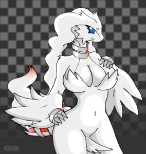 Rating: Questionable Score: 0 Tags: anthro biped blue_eyes breasts cleavage clothed clothing e621 feathers female fluffy fur generation_5_pokemon legendary_pokemon long_tail nintendo pokemon pokemon_(species) pokemorph razplus reshiram smile solo standing tail white_body white_feathers white_fur User: bunchy7s