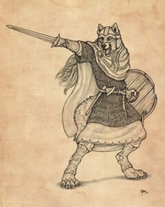 Rating: Safe Score: 0 Tags: 2010 anthro armor axe battle_axe belt brooch canid canine canis chainmail cloak clothing digitigrade e621 hair headgear helmet holding_object holding_weapon leather line_art long_hair male mammal melee_weapon monochrome pawpads round_shield shield simple_background simul solo sword sword_pointing tail viking warrior weapon wolf wood wood_shield yelling User: bunchy7s
