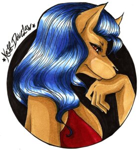 Rating: Safe Score: 0 Tags: 2008 anthro blue_hair breasts bust_portrait canid canine canis circle e621 female hair kell_dewclaw kevin_and_kell looking_at_viewer mammal mugeeeeeeen portrait red_eyes side_boob side_view simple_background solo traditional_media_(artwork) white_background wolf User: bunchy7s