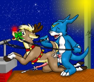 Rating: Explicit Score: 0 Tags: christmas crossover digimon glenn male male_only rudolph rule34 veemon User: bunchy7s