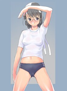 Rating: Explicit Score: 0 Tags: cameltoe female glasses gym_uniform headband original pussy ribbon rule34 single_vertical_stripe takeda_sun User: bunchy7s