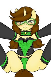 Rating: Questionable Score: 0 Tags: 2:3 armwear bird's-eye_view blush brown_hair bustier clothed clothing collar digital_media_(artwork) e621 elbow_gloves equid equine eyewear fan_character female feral friendship_is_magic fur glasses gloves green_clothing hair handwear hasbro hi_res high-angle_view horn inviting kloudmutt legwear lingerie long_hair looking_at_viewer lying madmax_(character) mammal my_little_pony mythological_creature mythological_equine mythology on_back panties partially_clothed seductive simple_background smile solo spread_legs spreading stockings tail underwear unicorn white_background yellow_body yellow_eyes yellow_fur User: bunchy7s