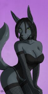 Rating: Questionable Score: 0 Tags: 2011 anthro anubian_jackal black_hair black_nose breasts bustier canid canine canis choker cleavage clothed clothing conditional_dnp digital_media_(artwork) dreadlocks e621 female fingerless_gloves fishnet_clothing gloves green_eyes hair handwear jackal jewelry kadath legwear lingerie looking_at_viewer mammal necklace nightshade_(kadath) panties pinup pose solo stockings tail underwear User: bunchy7s Rating: Questionable Score: 0 Tags: 2011 anthro anubian_jackal black_hair black_nose breasts bustier canid canine canis choker cleavage clothed clothing conditional_dnp digital_media_(artwork) dreadlocks e621 female fingerless_gloves fishnet_clothing gloves green_eyes hair handwear jackal jewelry kadath legwear lingerie looking_at_viewer mammal necklace nightshade_(kadath) panties pinup pose solo stockings tail underwear User: bunchy7s