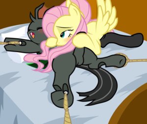 Rating: Explicit Score: 0 Tags: 2012 arthropod bdsm bed bed_bondage black_body black_fur blue_eyes blush bodily_fluids bondage bound brown_background canon_x_oc changeling_(mlp) clothing digital_media_(artwork) duo e621 equid equine erection eyes_closed fan_character fangs feathered_wings feathers female feral fluttershy_(mlp) friendship_is_magic fur furniture genitals hair half-closed_eyes handjob hasbro hi_res hole_(anatomy) legwear licking lying male male/female mammal my_little_pony mythological_creature mythological_equine mythology narrowed_eyes on_back on_bed open_mouth pegasus penile penis pillow pink_hair pyruvate rope saliva sex simple_background spread_eagle spread_wings stockings tail teeth tongue tongue_out vesairus wing_boner wings yellow_body yellow_feathers yellow_fur User: bunchy7s
