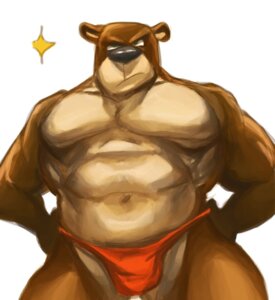 Rating: Questionable Score: 0 Tags: abs anthro bear biceps biped brown_body brown_fur bulge clothed clothing e621 fur gingertail green_eyes looking_at_viewer male mammal muscular muscular_anthro muscular_male pecs pose solo speedo standing stocky swimwear thong topless underwear User: bunchy7s Rating: Questionable Score: 0 Tags: abs anthro bear biceps biped brown_body brown_fur bulge clothed clothing e621 fur gingertail green_eyes looking_at_viewer male mammal muscular muscular_anthro muscular_male pecs pose solo speedo standing stocky swimwear thong topless underwear User: bunchy7s