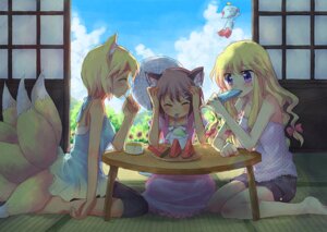 Rating: Safe Score: 0 Tags: alternate_costume animal_humanoid animate_inanimate back-tie_clothing back-tie_dress backless_clothing backless_dress barefoot blonde_hair blue_clothing blue_dress bow_camisole brain_freeze brown_hair camisole canid canid_humanoid canine canine_humanoid cat_humanoid cat_tail chen_(touhou) chimecho clothing creatures_(company) dessert dress e621 eating electric_fan feet felid felid_humanoid feline feline_humanoid female female_focus food fox fox_humanoid fox_tail frilly frilly_camisole frilly_clothing frilly_dress fruit generation_3_pokemon group hair holding_head humanoid ice_cream inside kuguri_oimo long_hair mammal mammal_humanoid melon multi_tail nintendo plant pokemon pokemon_(species) polka_dots ran_yakumo ribbons short_hair sitting summer tail tatami touhou wariza watermelon watermelon_slice white_camisole wind_chime yukari_yakumo User: bunchy7s