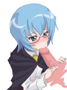 Rating: Explicit Score: 0 Tags: :>= blouse blue_eyes blue_hair blush brooch cape censored clothing fellatio female glasses jewelry male oral penis rule34 simple_background tabitha_(zero_no_tsukaima) usami_usa_g zero_no_tsukaima zzz User: bunchy7s