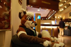 Rating: Safe Score: 0 Tags: anthro canid canine clothing costume e621 fox fursuit grandfathered_content male mammal photography_(artwork) real solo tifou unknown_artist User: bunchy7s
