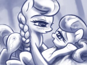 Rating: Questionable Score: 0 Tags: 4:3 blush cutie_mark diamond_tiara_(mlp) duo e621 earth_pony equid equine eye_contact female female/female feral friendship_is_magic hasbro horse looking_at_another mammal monochrome my_little_pony nude open_mouth pony quadruped silver_spoon_(mlp) tail theofficialwheel young young_female young_feral User: bunchy7s
