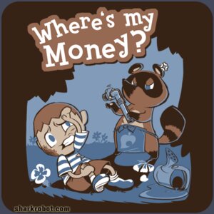 Rating: Questionable Score: 0 Tags: 1:1 angry animal_crossing anthro bottomwear canid canine clothed clothing duo e621 english_text human humor loincloth male mammal money nintendo raccoon_dog sharkrobot sharkrobot_(artist) slightly_chubby tanuki text tom_nook_(animal_crossing) topless violence weapon wounded User: bunchy7s