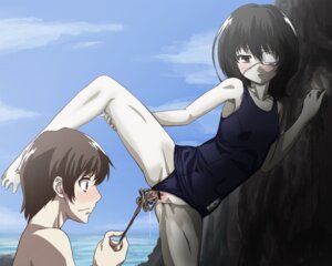 Rating: Explicit Score: 0 Tags: 1boy 1girls another bar_censor barefoot beach bestiality black_hair blue_sky blush breasts breasts_apart brown_hair censored cloud coast creature_inside day daytime eye_patch female flat_chest leg_lift light-skinned_female light_skin live_insertion living_insertion male male_hand misaki_mei ocean octopus octopus_in_pussy octopus_insertion one-piece_swimsuit outdoors outside pussy red_eyes rule34 sakakibara_kouichi school_swimsuit seaside short_hair small_breasts spread_legs standing_on_one_leg straight swimsuit swimsuit_aside unbirthing vaginal_insertion vore wavy_mouth zoophilia User: bunchy7s