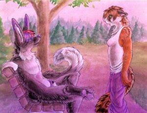 Rating: Explicit Score: 0 Tags: anthro bench canine canine_penis cat clothes day eye_contact feline female fur furry hypnosis interspecies looking_at_another male mammal mind_control nude outdoors penis public ru ruaidri rule34 side_view sitting standing surprised tagme User: bunchy7s