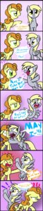 Rating: Safe Score: 0 Tags: 2011 absurd_res carrot_top_(mlp) comic crossover cutie_mark derpy_hooves_(mlp) dialogue duo e621 earth_pony english_text equid equine feathered_wings feathers female feral friendship_is_magic fur green_eyes grey_body grey_feathers grey_fur hair hasbro hi_res horse humor kush420killa long_image mammal my_little_pony mythological_creature mythological_equine mythology nickelodeon orange_hair parody pegasus pony spongebob_squarepants tail tall_image tess-27 text wings yelling yellow_body yellow_fur User: bunchy7s